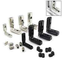2020 2028 3030 3060 4040 4080 6060 20/30/40/45/60 connecteur de profil en aluminium CNC routeur support d'angle en aluminium 2040 3060 6060