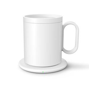 Taza de Cerámica con Control de Temperatura y Autocalentamiento, Termostato de 55 Grados, <span class=keywords><strong>Calentador</strong></span> Eléctrico <span class=keywords><strong>para</strong></span> Café - Product Image 4