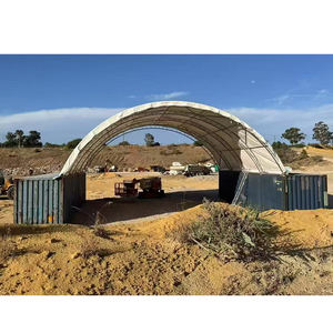 Conteneur de stockage dôme, abri de stockage portable, auvent de conteneur maritime 40 pieds, hangar de luxe, tente - Product Image 5
