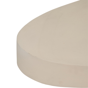 Tavolino da Caffè Ovale Minimalista in Legno di Mango, Arredamento Moderno per Soggiorno, Uso Interno ed Esterno - Product Image 6