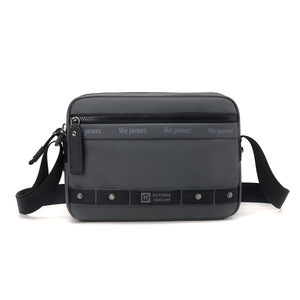 Nouveau sac à bandoulière pour homme tendance avec fermeture éclair, sac à bandoulière en nylon imperméable et durable pour homme, sac de téléphone décontracté - Product Image 1