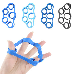 PINJIAN Vente en gros de poignées de main personnalisées en TPE avec logo couleur, entraîneur de doigts en caoutchouc de silicone pour la guérison de la main et du poignet, exercice - Product Image 5