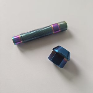 Dadi e bulloni esagonali personalizzati Gr5 M14x1.25x75mm con kit perno in titanio per <span class=keywords><strong>auto</strong></span> da corsa - Product Image 5