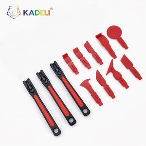 KADELI Kit de Herramientas de Detalle con 3 Mangos y 9 Herramientas Intercambiables para PPF, Tintado de Ventanas, Vinilo y Aplicación de Vinilo en Ranuras - Product Image 1