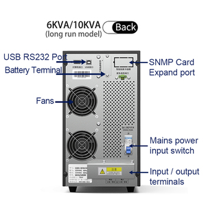 1KVA 2KVA 3KVA Online <b>UPS</b> 110V 120V Backup Uninterruptible Power Supply <b>Ups</b> External Battery SP1KS <b>Ups</b> Backup Power Supply - Product Image 2
