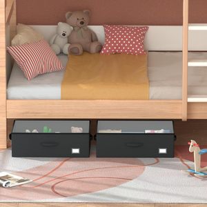 Caja de Almacenamiento <span class=keywords><strong>con</strong></span> <span class=keywords><strong>Ruedas</strong></span> para Debajo de la <span class=keywords><strong>Cama</strong></span>, Armario Rodante de Gran Capacidad para Zapatos Debajo de la <span class=keywords><strong>Cama</strong></span>, Cajón de Almacenamiento para Debajo de la <span class=keywords><strong>Cama</strong></span> para Dormitorio - Product Image 5