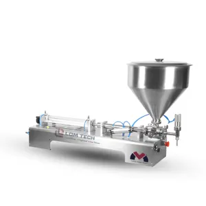 New Semi-Automatic Digital Linear Filler Machine 1/2/4 Head For Rice Herb Sticky Beverages Oil Juice Filling Plastic Bottles