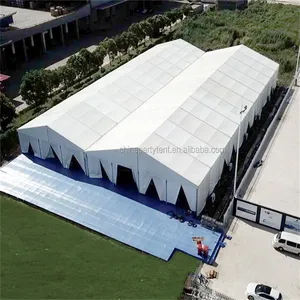 Tienda de almacén de almacenamiento industrial con marco de aluminio grande de 25m x 40m