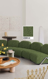 Rollo de lana de Tweed de dos colores, sofá, almohada, cama suave, tela decorativa - Product Image 5