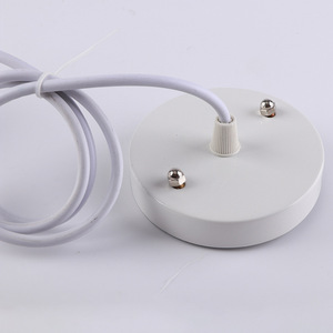 E27 Edison trần ánh sáng màu đen cổ điển ánh sáng mặt dây chuyền phù hợp giữ đèn với 1Meter Cáp - Product Image 3