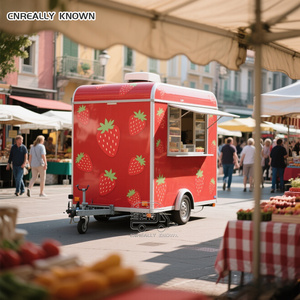 OEM Restaurant Cart <b>Crepe</b> Mobile Kiosk Design For Sale Food Truck Trailer - Product Image 1