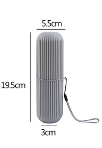 Portaspazzolino Multifunzione da Viaggio, Contenitori Portatili per Spazzolino e Dentifricio, Bicchiere per Collutorio, Set da Bagno da Viaggio - Product Image 6
