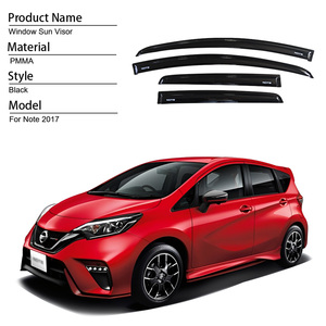 Vente en gros de pare-pluie de fenêtre de voiture, déflecteur de vent, pare-soleil pour accessoires Nissan Note - Product Image 5