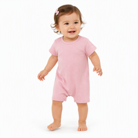 Großhandel Baby Bodys aus Bio-Baumwolle Unisex mit Druckknopfverschluss Atmungsaktiv GOTS-Zertifiziert für Tägliches Tragen