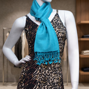 Bufanda de Cachemira Pashmina para Hombre - Ligera, de Longitud Media, Multiusos, Lisa y a Cuadros, para Todas las Estaciones, Tejidos Lotus - Product Image 2
