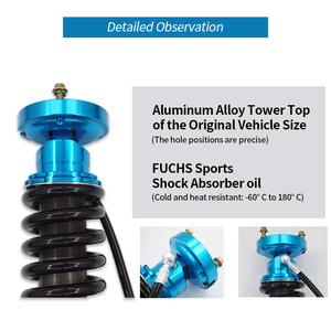 Peredam Kejut dengan Peredaman yang Dapat Disesuaikan Cocok untuk Kit Suspensi Mobil Pickup Ram 1500, Hitch Trailer, Aksesori Off-road - Product Image 4