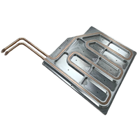 Refroidisseur d'eau liquide à faible entretien, plaque froide liquide, refroidisseur d'eau en aluminium, refroidisseur d'eau personnalisé pour système de refroidissement du processeur