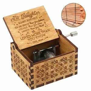 <span class=keywords><strong>Caja</strong></span> <span class=keywords><strong>Musical</strong></span> de Madera con Manivela, Regalo Artesanal, <span class=keywords><strong>Caja</strong></span> <span class=keywords><strong>Musical</strong></span> de Madera con Grabado 'Eres <span class=keywords><strong>Mi</strong></span> Sol', de Mamá <span class=keywords><strong>para</strong></span> <span class=keywords><strong>Hija</strong></span>, <span class=keywords><strong>para</strong></span> Navidad - Product Image 1