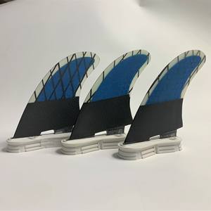 Quilhas FS2 <span class=keywords><strong>Twin</strong></span> Tabs II Verde/Azul K2.1 de Fibra de Carbono para <span class=keywords><strong>Surf</strong></span> - Product Image 3