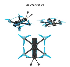 Telaio Professionale per Drone FPV da 5 Pollici - Ibrido in Fibra di Carbonio/Metallo Manta 5 SE V2 Squashed <span class=keywords><strong>X</strong></span> di Axisflying - Product Image 5