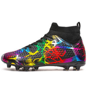Nouvelles chaussures de football à <span class=keywords><strong>crampons</strong></span> SG à haute cheville, originales, pour <span class=keywords><strong>enfants</strong></span>, hommes, chaussures de football en salle, <span class=keywords><strong>crampons</strong></span> de sport - Product Image 1