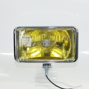 Universale LR8 12V luce fendinebbia quadrata cromata 100W LDB305 ricambio Lucas nuove luci di guida - Product Image 1