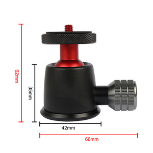 Professional Tripod Ball Head Aluminum Alloy Knob Lock Portable <b>Digital</b> <b>Camera</b> Mount - Product Image 2