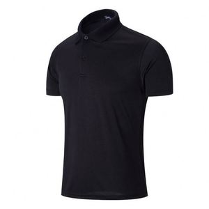 Custom Logo Anti-Wrinkle Embroidered Knitted Solid Color Plain Pique Sports Business Camisa De for Shirt - Product Image 4