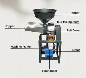 גרגר-ספציפי מטחנת חצים מבנה פטיש מוחץ מזונות יבשים תבלינים תבלינים אנרגיה רעש נמוך חיסכון באנרגיה - Product Image 6