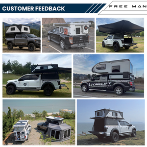 Camper de camionnette à toit rigide en aluminium pour 4x4, idéal pour les aventures tout-terrain et les voyages - Product Image 5