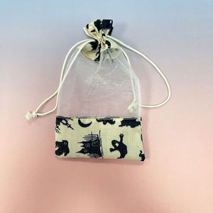 Sacs d'emballage en coton et en organza personnalisés pour Halloween, sacs à cordon pour bonbons en gros - Product Image 3