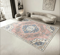 Tapis de salon imprimés en 3D en tissu polyester style persan, vente en gros d'usine, personnalisables, pour la décoration intérieure