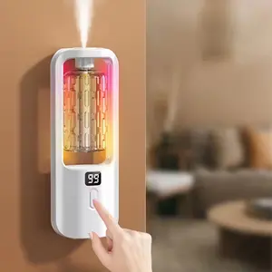 可充电自动喷雾香味扩散器香薰壁挂式香水雾化器无线马桶香味扩散器