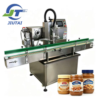 Machine de remplissage automatique à pompe rotative haute vitesse pour pâte de beurre de noix d'amande et de cajou, crème alimentaire lisse