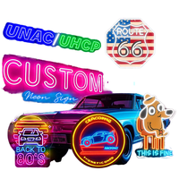 Lampu Neon LED Custom untuk Natal, Valentine, Pernikahan, Dekorasi Rumah, Bar, Mal, Festival, Pesta, dan Pernikahan