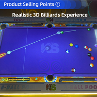 Tables de billard numériques 3D en réalité augmentée HD, prix de gros d'usine Funspace Guangzhou, ABS d'intérieur