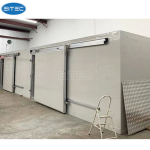 100/150mm PU Bảng điều khiển lạnh lưu trữ phòng đi bộ trong mát Tủ đông đúc sẵn phòng mát mẻ - Product Image 6