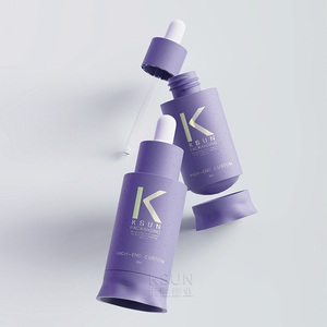 Sang trọng dày tường chăm sóc da bao bì Serum chai 30ml rõ ràng nhựa PETG huyết thanh Lotion chai với ống nhỏ giọt - Product Image 5