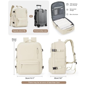 Sac à dos de voyage respirant personnalisé OEM ODM, couleur au choix, en nylon de haute qualité, avec sangle pour bagage, pour le <span class=keywords><strong>travail</strong></span>, les voyages et l'usage quotidien - Product Image 2