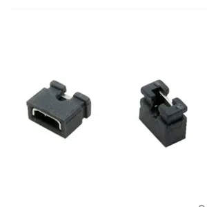 Pitch 2.0mm pin tiêu đề shorting cap Jumper cap ngắn khối màu đen