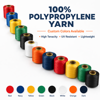 Fil multifilament PP 300D à deniers fins, technique OE, brut, pour sacs d'emballage tissés légers et fil à coudre industriel