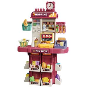 2025 plus récent semblant jouer épicerie <span class=keywords><strong>jouet</strong></span> L666-89 Mini supermarché ensemble jeu de rôle avec <span class=keywords><strong>caisse</strong></span> <span class=keywords><strong>enregistreuse</strong></span> pour enfants meilleurs cadeaux - Product Image 3