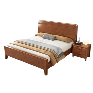 Nordic Solid Wood Bed 1.2M 1.5M Platform Bed Modern Minimalist Style Bedroom Furniture - Product Image 5