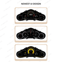 Tableau de bord LCD ACARDASH pour Porsche Cayenne 2011 2016 voiture numérique Cluster Instrument Linux compteur de vitesse nouvelle mise à niveau