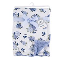 Mit Sherpa Back Boy Basic Elephant bedruckte Front One Size Unisex Baby Plüsch decke