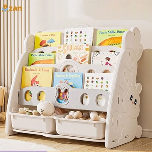 Meuble <span class=keywords><strong>de</strong></span> <span class=keywords><strong>rangement</strong></span> en plastique HDPE pour jouets et livres, petit organisateur <span class=keywords><strong>de</strong></span> tiroirs, bibliothèque pour bébé - Prix abordable - Product Image 1