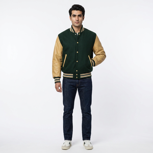 Chaquetas Varsity Juveniles al por Mayor con Parches de Chenilla, Chaqueta Bomber Personalizada con Letras, Chaqueta Varsity OEM para Mujeres, Chaqueta Varsity para Escuela Secundaria - Product Image 1