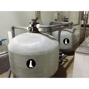 Bền sợi thủy tinh và nhựa composite thiết bị nuôi trồng thủy sản cát lọc cho các trang trại hồ bơm thủy lợi (250l-10000l công suất) - Product Image 3