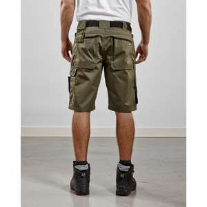 BLAKLADER - 146418354600C58 Pantalones cortos de jardín Verde militar-EAN 7330509299463 PANTALONES DE TRABAJO PANTALONES CORTOS DE TRABAJO - Product Image 3