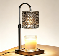 Lampe chauffe-bougie avec minuterie et variateur d'intensité, décoration d'intérieur pour anniversaire de femme